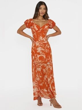 long ivory dresses for women Ivory Lace Sweetheart Maxi Dress main image 0